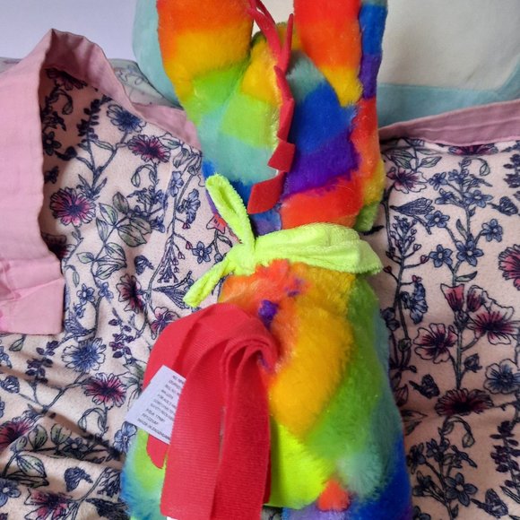 Rainbow Burro Plushie - Picture 3 of 4